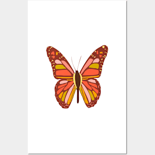 Red Butterfly Posters and Art